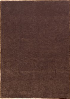 Indian Indo-Tibetan Brown Rectangle 6x9 ft Wool Carpet 11832