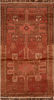 Baluch Orange Hand Knotted 36 X 61  Area Rug 100-110158 Thumb 0