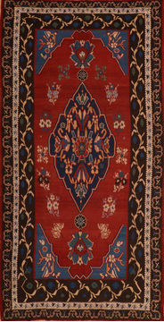 Afghan Kilim Red Rectangle Odd Size Wool Carpet 110395