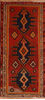 Kilim Red Runner Flat Woven 4'11" X 10'10"  Area Rug 100-110474