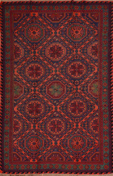 Armenian Kilim Red Rectangle 7x10 ft Wool Carpet 110757