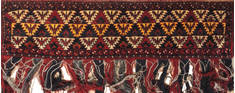 Afghan Baluch Multicolor Runner 6 ft and Smaller Wool Carpet 111055