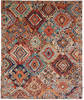 Modern Multicolor Hand Knotted 711 X 97  Area Rug 254-112058 Thumb 0