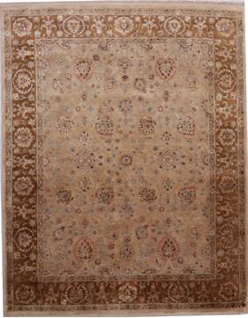 Jaipur Brown Hand Knotted 8'1" X 10'1"  Area Rug 905-112382