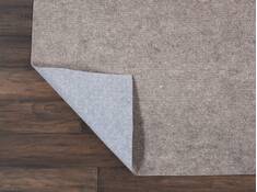 Nourison RugLoc Grey Runner 10 to 12 ft Recycled Synthetic Fibers Carpet 112740