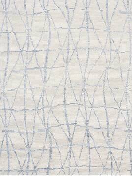 Nourison Ellora Blue Rectangle 5x8 ft Rayon Carpet 113016