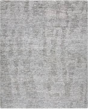 Nourison Ellora Grey Rectangle 8x11 ft Rayon Carpet 113028