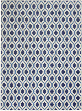 Nourison Grafix White Rectangle 5x7 ft Polypropylene Carpet 113408