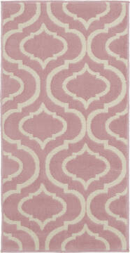 Nourison Jubilant Purple Rectangle 2x4 ft Polypropylene Carpet 113619