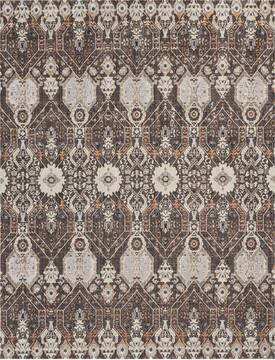 Nourison Silver Screen Grey Rectangle 8x10 ft Polyester Carpet 113633