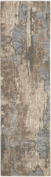 Nourison Moroccan Celebration Grey Runner 6 to 9 ft Polyester Carpet 113767