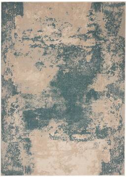 Nourison Maxell Beige Rectangle 4x6 ft Polyester Carpet 113885