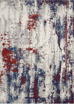 Nourison Maxell Multicolor Rectangle 4x6 ft Polyester Carpet 113899