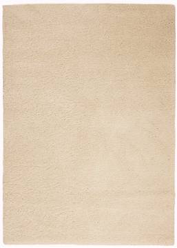Nourison MALIBU SHAG White Rectangle 7x10 ft Polypropylene Carpet 114100