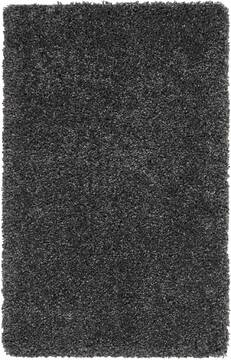 Nourison Malibu Shag Grey Rectangle 2x4 ft Polypropylene Carpet 114118