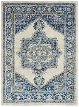 Nourison Persian Vintage Beige Rectangle 5x7 ft Polypropylene Carpet 114366