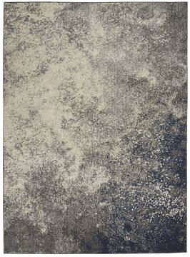 Nourison Passion Grey Rectangle 4x6 ft Polypropylene Carpet 114461