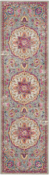 Nourison Passion Grey Runner 6 ft and Smaller Polypropylene Carpet 114525