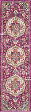 Nourison Passion Purple Runner 6 ft and Smaller Polypropylene Carpet 114539