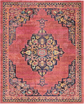 Nourison Passionate Purple Rectangle 8x10 ft Polypropylene Carpet 114570