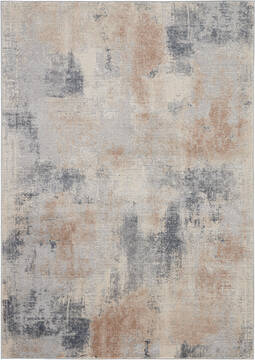 Nourison Rustic Textures Beige Rectangle 4x6 ft Polypropylene Carpet 114657