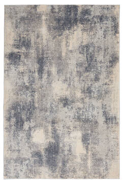 Nourison Rustic Textures Blue Rectangle 4x6 ft Polypropylene Carpet 114662