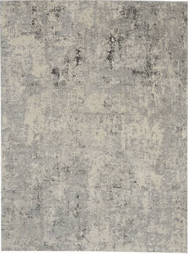Nourison Rustic Textures Grey Rectangle 9x13 ft Polypropylene Carpet 114706