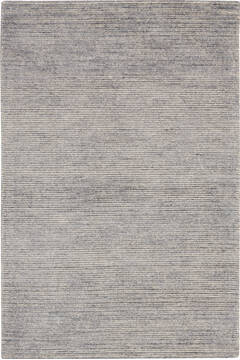 Nourison Weston Grey Rectangle 4x6 ft Bamboo Silk Carpet 115566