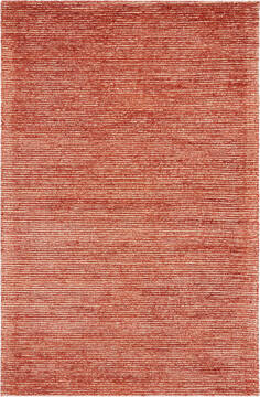 Nourison Weston Red Rectangle 4x6 ft Bamboo Silk Carpet 115578