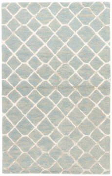 Jaipur Living Blue Blue Rectangle 9x12 ft Wool and Viscose Carpet 116119