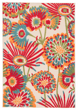 Jaipur Living Belize Multicolor Rectangle 9x12 ft Polypropylene Carpet 116145