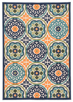 Jaipur Living Belize Multicolor Rectangle 7x10 ft Polypropylene Carpet 116168