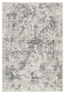 Jaipur Living Cirque White Rectangle 5x8 ft Polyester and Viscose Carpet 116538