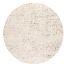 Jaipur Living Cirque Grey Round 5 to 6 ft Polyester and Viscose Carpet 116558