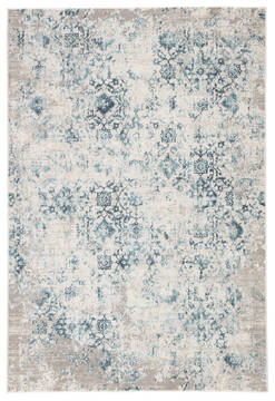 Jaipur Living Cirque Blue Rectangle 5x8 ft Polyester and Viscose Carpet 116631