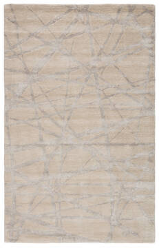 Jaipur Living Etho By Nikki Chu White Rectangle 9x12 ft Wool and Viscose Carpet 117186