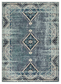 Jaipur Living Indie Blue Rectangle 5x8 ft Polypropylene Carpet 117694