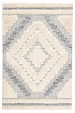 Jaipur Living Parades Grey Rectangle 2x4 ft Polypropylene and Polyester Carpet 118580