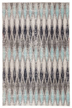 Jaipur Living Polaris Grey Rectangle 2x3 ft Polypropylene Carpet 118691