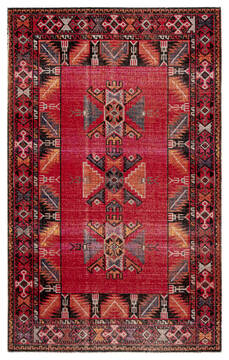 Jaipur Living Polaris Red Rectangle 5x8 ft Polypropylene Carpet 118786