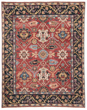 Jaipur Living Salinas Red Rectangle 8x10 ft Wool Carpet 119162