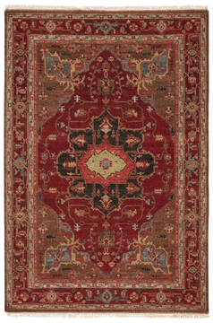 Jaipur Living Uptown By Artemis Red Rectangle 9x12 ft Wool Carpet 119416