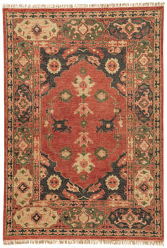 Jaipur Living Village By Artemis Red Rectangle 8x10 ft Wool Carpet 119484