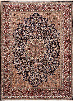 Persian Kerman Red Rectangle 8x11 ft Wool Carpet 12282