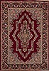 Kerman Red Hand Knotted 55 X 78  Area Rug 251-12527 Thumb 0