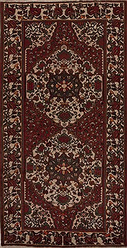 Persian Hamedan Red Runner 10 to 12 ft Wool Carpet 12797