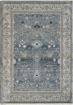 Dynamic JUNO Blue Rectangle 2x4 ft  Carpet 121437