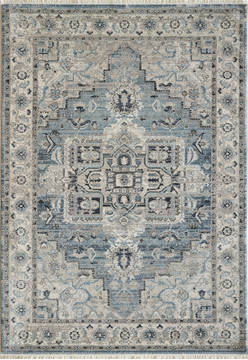 Dynamic JUNO Blue Rectangle 2x4 ft  Carpet 121465
