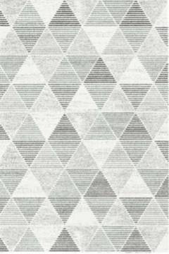 Dynamic MEHARI Grey Rectangle 2x4 ft  Carpet 121748