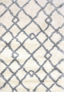 Dynamic NITRO LUX White Rectangle 3x5 ft  Carpet 121999